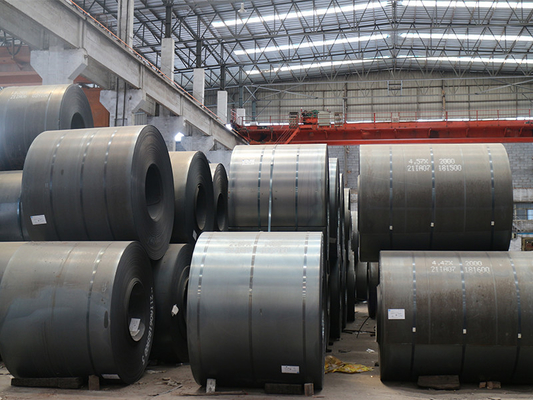 Black 1.2mm Ms Carbon Steel Coil Hot Rolled Q235B For Construction